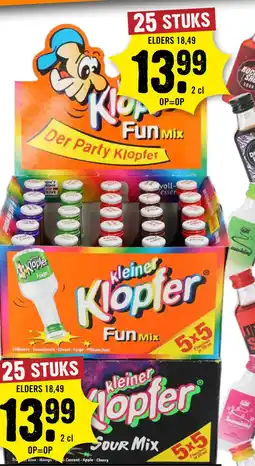 Dirck 3 Kleiner Klopfer Sour Mix 25 x 2 cl aanbieding