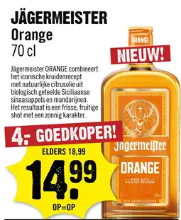 Dirck 3 Jägermeister Orange 70 cl aanbieding