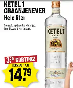 Dirck 3 Ketel 1 Graanjenever 100 cl aanbieding