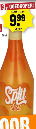 Dirck 3 Splitshot 70 cl aanbieding