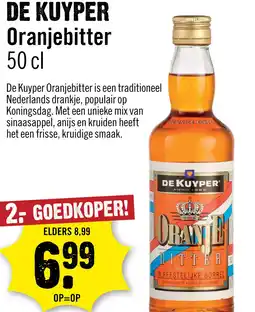 Dirck 3 De Kuyper Oranje bitter 50 cl aanbieding