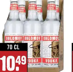 Dirck 3 Oblomov Vodka HELE LITER aanbieding