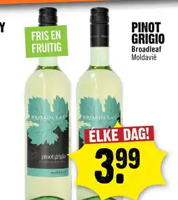 Dirck 3 Broadleaf Pinot Grigio 75 cl aanbieding