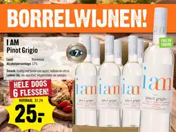 Dirck 3 I Am Pinot Grigio 75 cl aanbieding