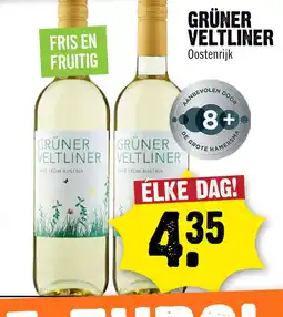 Dirck 3 Gruner Veltliner Oostenrijk 75 cl aanbieding