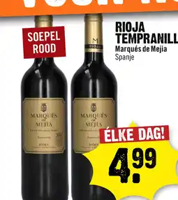 Dirck 3 Marqués de Mejia Rioja Tempranillo 75 cl aanbieding