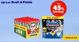 Bol.com op o.a. Dreft & Finish aanbieding