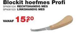 De Boer Drachten Blockit hoefmes Profi aanbieding