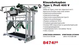 De Boer Drachten Klauwbekapbox Type L Profi 400 V aanbieding