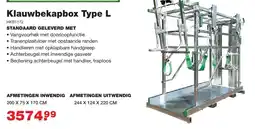 De Boer Drachten Klauwbekapbox Type L aanbieding