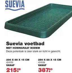 De Boer Drachten Suevia voetbad aanbieding