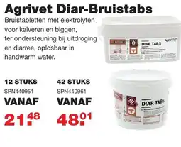 De Boer Drachten Agrivet Diar-Bruistabs aanbieding