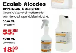 De Boer Drachten Ecolab Alcodes aanbieding