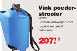 De Boer Drachten Vink poeder- strooier aanbieding
