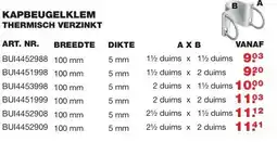 De Boer Drachten Kapbeugelklem thermisch verzinkt aanbieding
