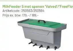 De Boer Drachten MilkFeeder 5 met spenen 'Valved'/'FreeFlow aanbieding