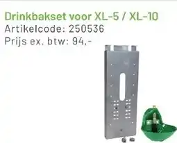 De Boer Drachten Drinkbakset voor XL-5/ XL-10 aanbieding