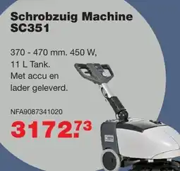 De Boer Drachten Schrobzuig Machine SC351 aanbieding