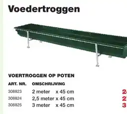 De Boer Drachten Voertroggen op poten aanbieding