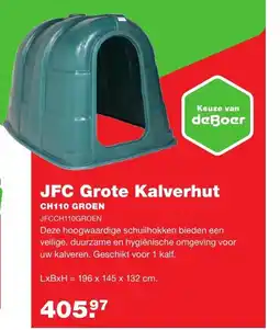 De Boer Drachten Keuze van de Boer fJc grote kalverhut aanbieding