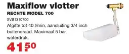 De Boer Drachten Maxiflow vlotter aanbieding