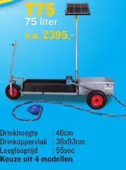 De Boer Drachten T75 aanbieding