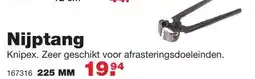 De Boer Drachten Nijptang aanbieding