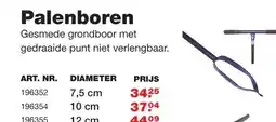 De Boer Drachten Palenboren aanbieding