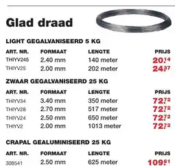 De Boer Drachten Glad draad aanbieding