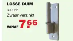 De Boer Drachten Losse duim aanbieding