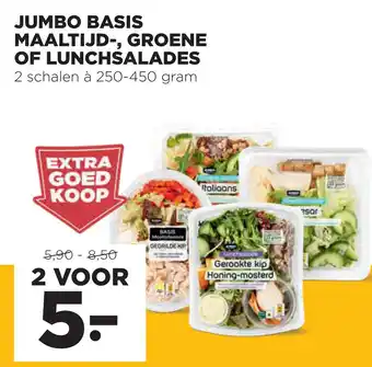 Jumbo JUMBO BASIS MAALTIJD-, GROENE OF LUNCHSALADES aanbieding