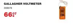 De Boer Drachten Gallagher voltmeter aanbieding