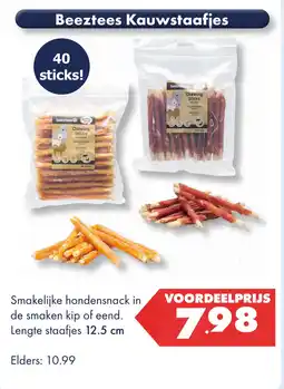 Huisdier Voordeelshop Beeztees Kauwstaafjes aanbieding