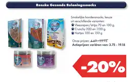 Huisdier Voordeelshop Renske Gezonde Beloningssnacks aanbieding