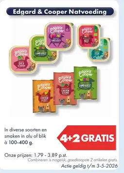 Huisdier Voordeelshop Edgard & Cooper Natvoeding aanbieding