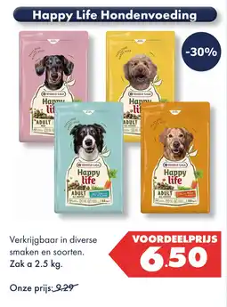 Huisdier Voordeelshop Happy Life Hondenvoeding aanbieding