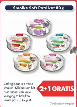 Huisdier Voordeelshop Smolke Soft Paté kat aanbieding