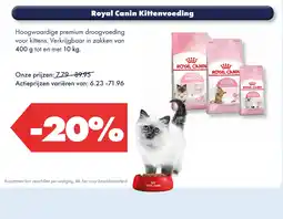 Huisdier Voordeelshop Royal Canin Kittenvoeding aanbieding