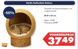 Huisdier Voordeelshop Karlie Kattenhuis Deluxe aanbieding