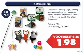 Huisdier Voordeelshop Kattenspeeltjes aanbieding