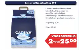 Huisdier Voordeelshop Catsan kattenbakvulling aanbieding