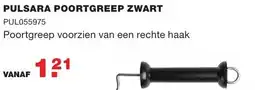 De Boer Drachten Pulsara poortgreep zwart aanbieding