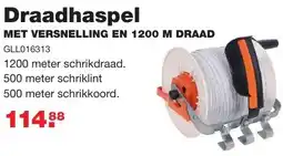 De Boer Drachten Draadhaspel met versnelling en draad aanbieding