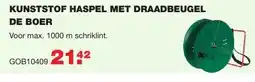 De Boer Drachten Kunststof haspel met draadbeugel de boer aanbieding