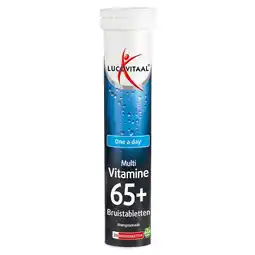 Etos Lucovitaal Multi 65+ Mangosmaak Bruistabletten 20 stuks aanbieding