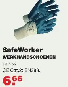 De Boer Drachten Safeworker werkhanschoenen aanbieding