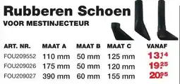 De Boer Drachten Rubberen schoen voor mestinjecteur aanbieding