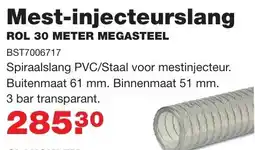 De Boer Drachten Mest-injecteurslang meter megasteel aanbieding