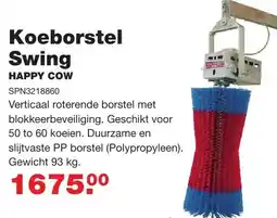 De Boer Drachten Koeborstel swing aanbieding