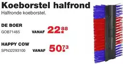 De Boer Drachten Koeborstel halfrond aanbieding